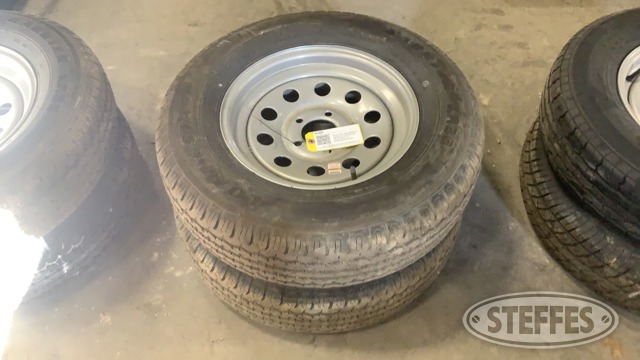 (2) ST205/75R 15 Tires